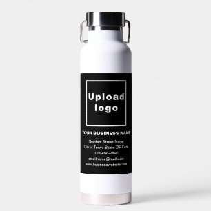 Black Business Brand on Insulated Water Bottle