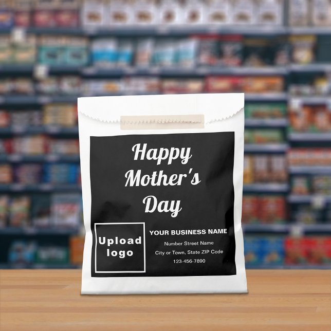 Black Business Brand With Mother’s Day Greeting Favour Bags (Creator Uploaded)