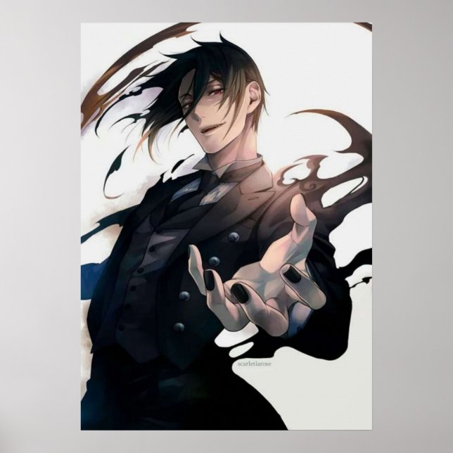 Black Butler Sebastian Poster (Front)