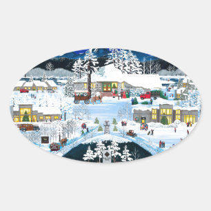 Black Butte Resort Oval Sticker