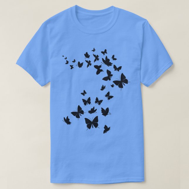 Black Butterfly 6 T-Shirt (Design Front)