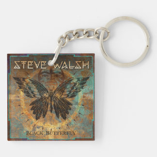 Black Butterfly Keychain