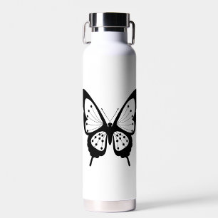 Black Butterfly Water Bottle
