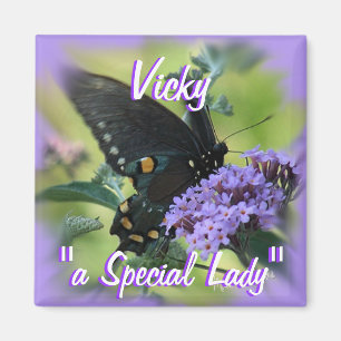 Black ButterflyMagnet-customise Magnet