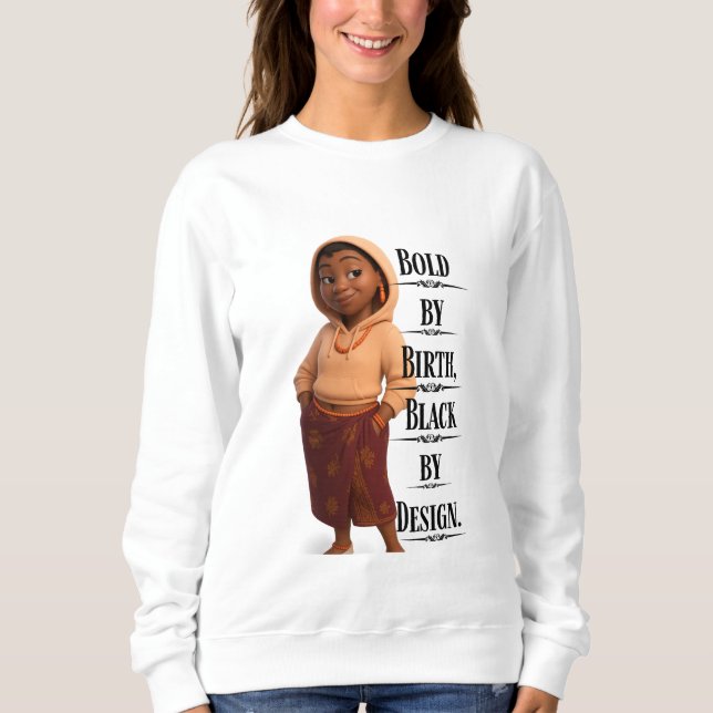 Black By Design,Pixarstyle 3D Sweatshirt (Front)