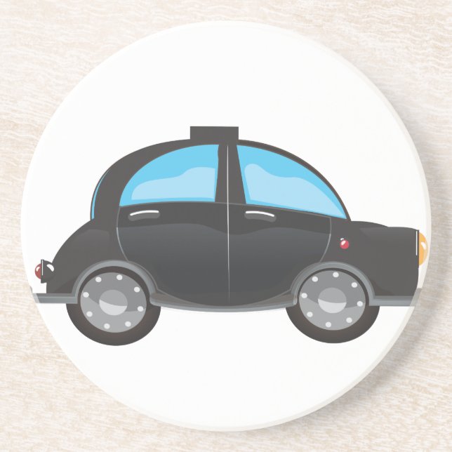 Black Cab Coaster (Front)