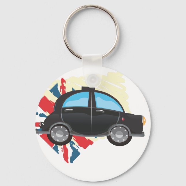 black cab key ring (Front)