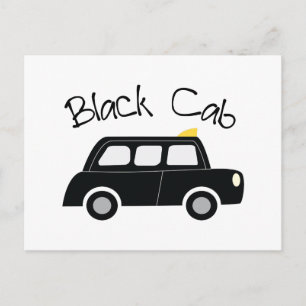 Black Cab Postcard