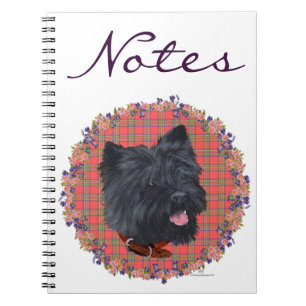 Black Cairn Head Study Spiral Notebook