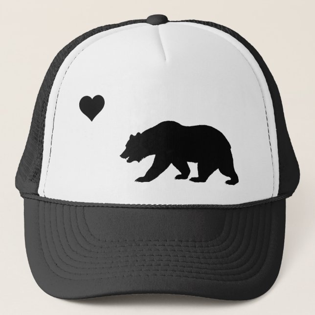 Black California Love Trucker Hat (Front)