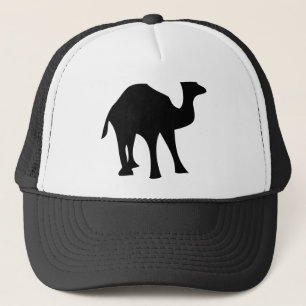 black camel trucker hat