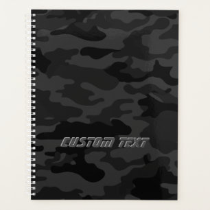 Black Camouflage Planner