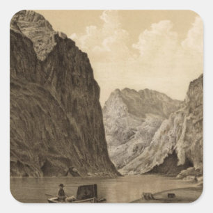 Black Canon, Colorado River 2 Square Sticker
