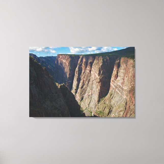 Black Canyon Canvas Print (Front)
