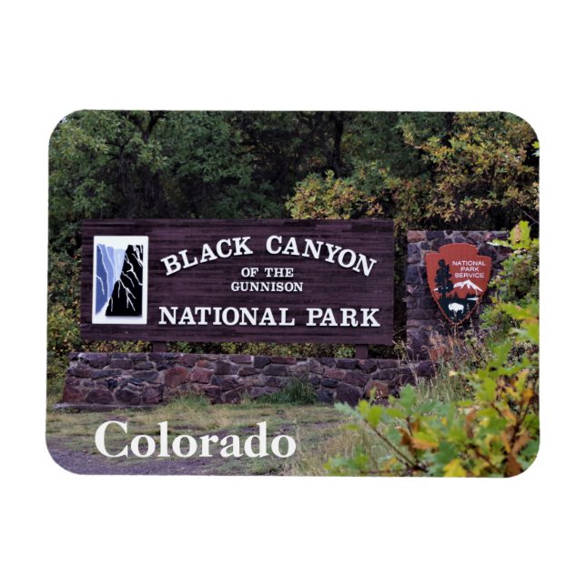 Black Canyon of the Gunnison Nationa Park Colorado Magnet (Horizontal)