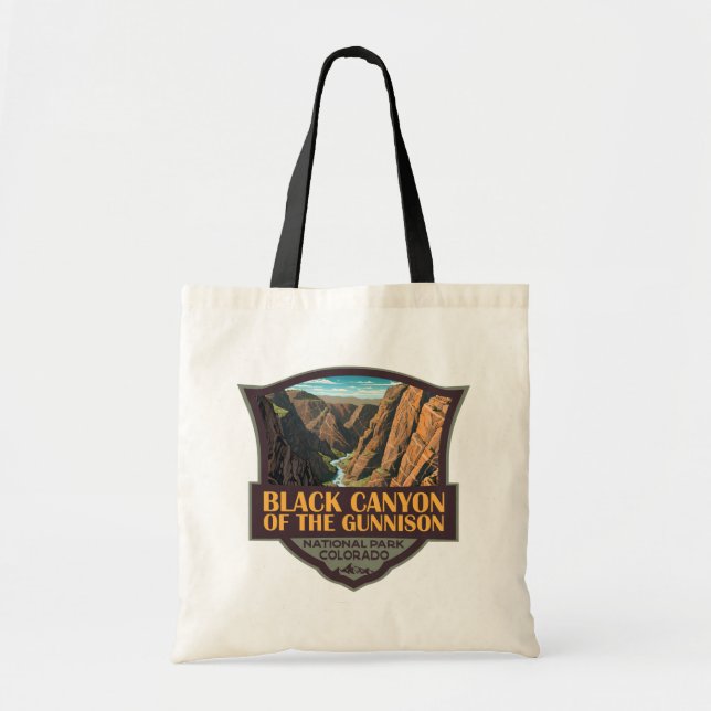 Black Canyon Of The Gunnison National Park Art Tote Bag (Front)
