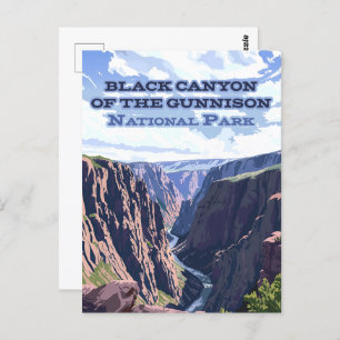 Black Canyon of the Gunnison National Park CO Postcard