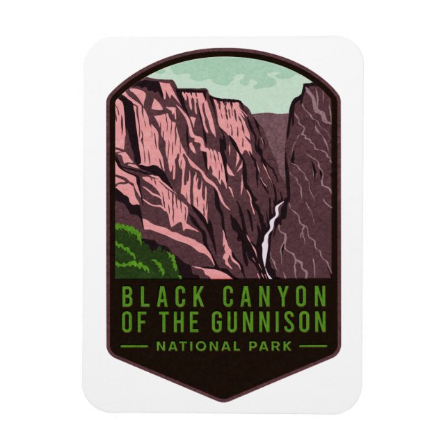 Black Canyon Of The Gunnison National Park Magnet (Vertical)