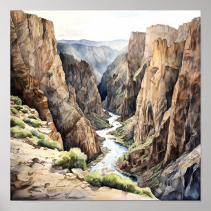 Black Canyon of the Gunnison National Park Poster