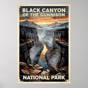 Black Canyon of the Gunnison National Park Poster