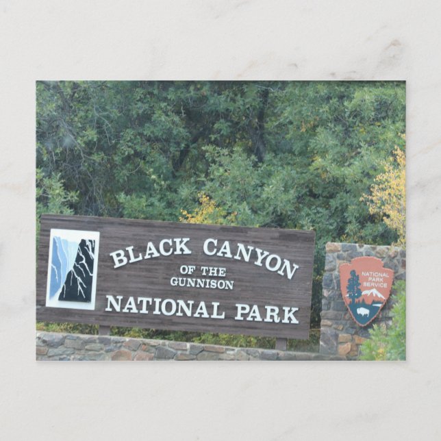 Black Canyon of the Gunnison Postcard (Front)