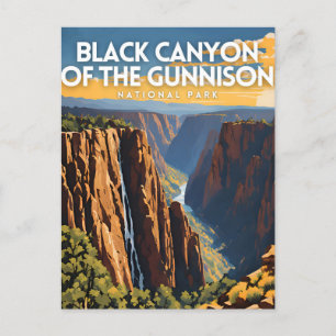 Black Canyon of the Gunnison Travel Postcard