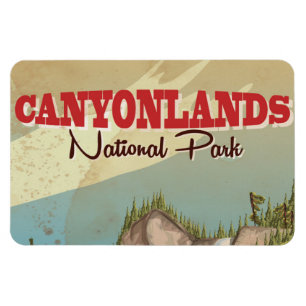 Black Canyon of the Gunnison Vintage Travel Poster Magnet