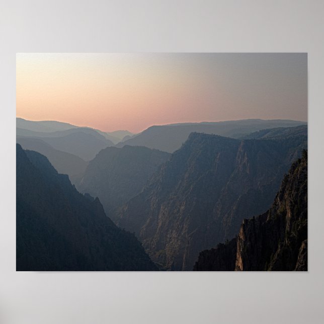 Black Canyon Sunrise Poster (Front)