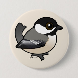 Black-capped Chickadee 7.5 Cm Round Badge