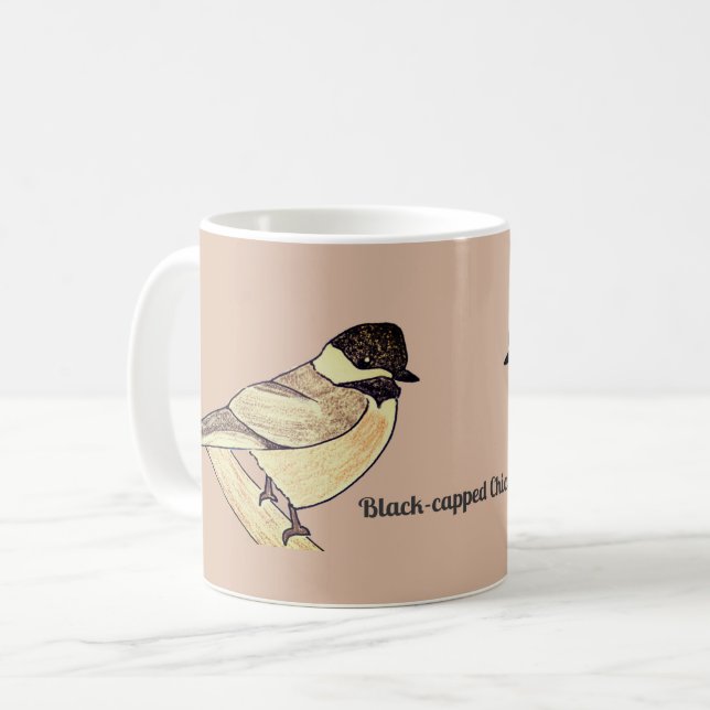 Black-capped Chickadee  Coffee Mug (Front Left)