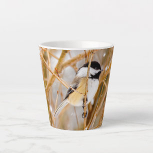 Black-Capped Chickadee - Original Photograph Latte Mug