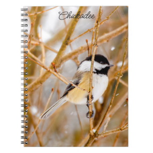 Black-Capped Chickadee - Original Photograph Notebook