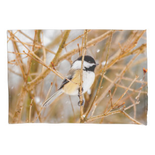 Black-Capped Chickadee - Original Photograph Pillowcase