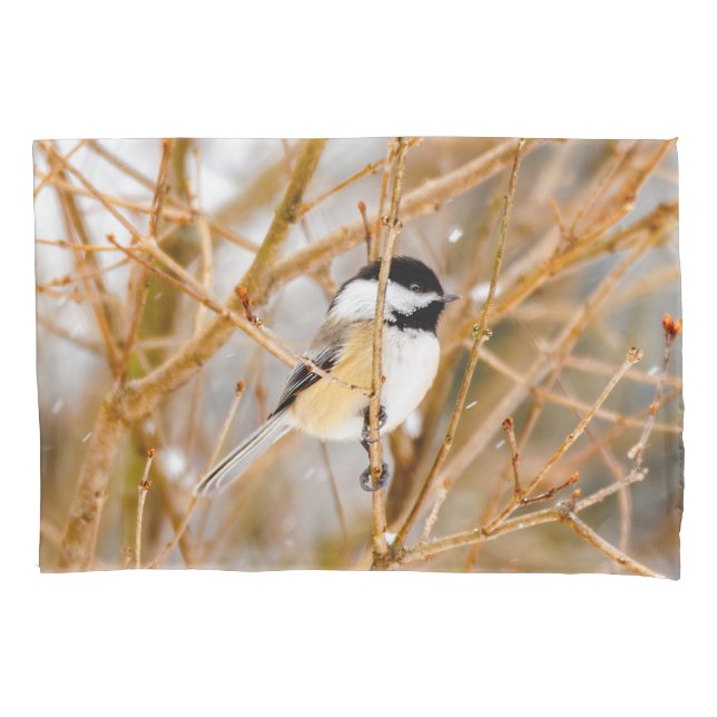 Black-Capped Chickadee - Original Photograph Pillowcase (Front)