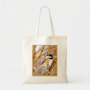 Black-Capped Chickadee - Original Photograph Tote Bag