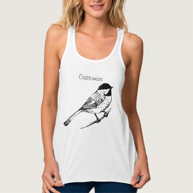 Black-capped Chickadee Thunder_Cove Tank Top (Front)