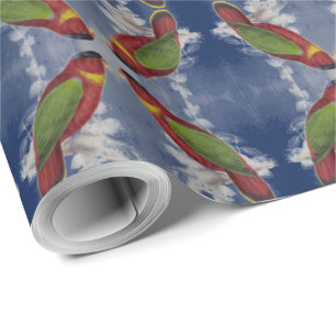 Black-capped Lory Wrapping Paper