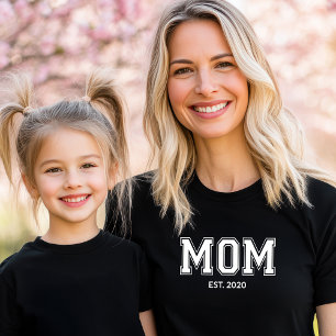 Black CAPS Established Mum T-Shirt