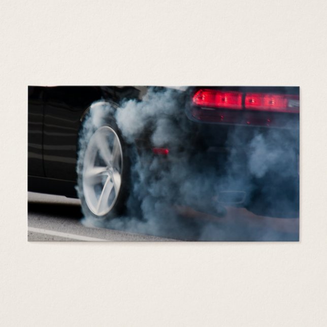 Black car burnout (Front)