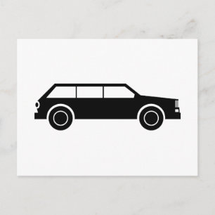 Black Car Postcard