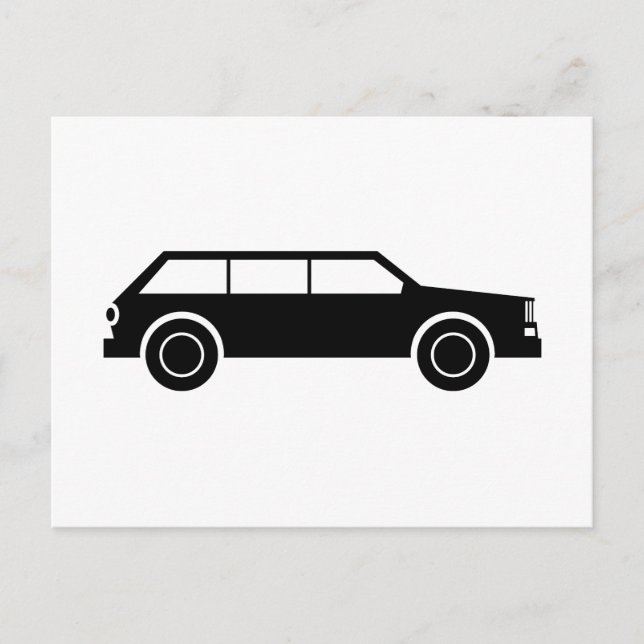 Black Car Postcard (Front)