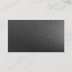 black carbon fibre custom business card