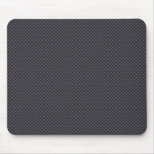 Black carbon fibre mouse pad