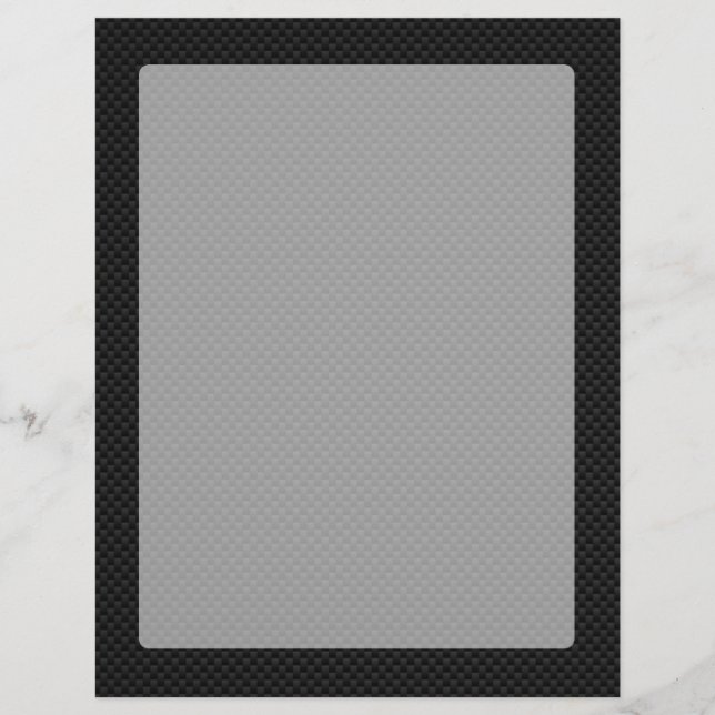 Black Carbon Fibre Print (Front)