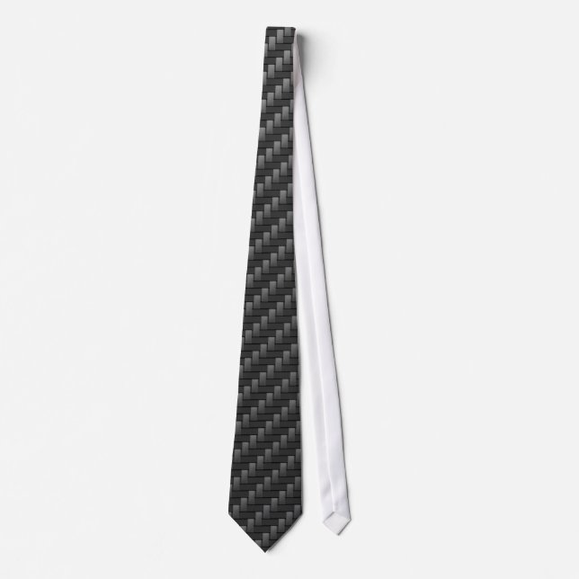 Black Carbon Fibre Tie (Front)