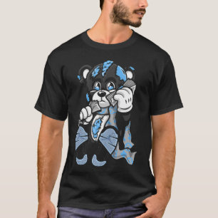 Black Carolina 5 AJ5 Money Bear T-Shirt