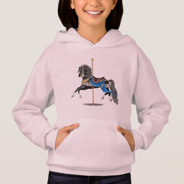 Black Carousel Horse (Front)