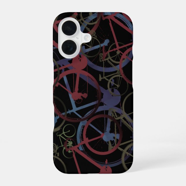 Black Case-Mate iPhone Case of Bikes (Back)