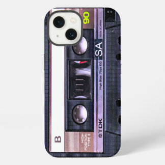 Black Cassette Tape iPhone 13 Case