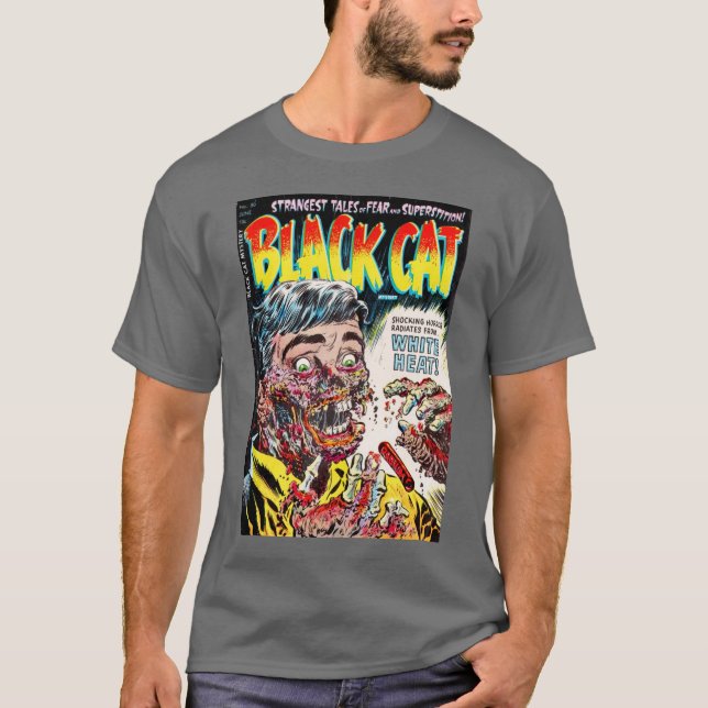 Black Cat #50 T-shirt (Front)